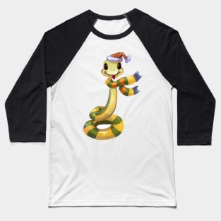 Cute Snake Drawing Baseball T-Shirt